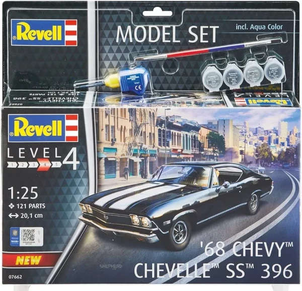 Chevy Chevelle 68 Model Set - 1/25 Scale (Revell 67662)