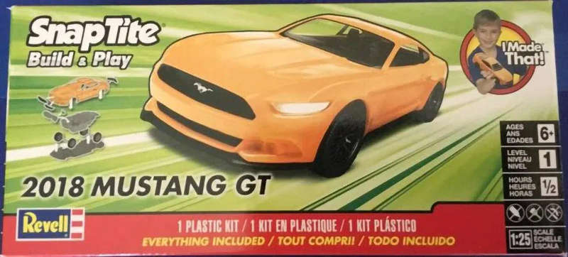 Ford Mustang 2018 Snap-kit 1/25 Scale REVELL 11996