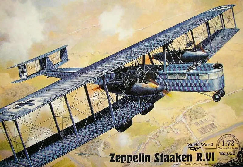 Zeppelin Staaken R/V1 - 1/72 Scale (Roden 050)
