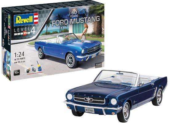 GIFT SET "60TH ANNIVERSARY FORD MUSTANG" 1/24 Scale REVELL 05647