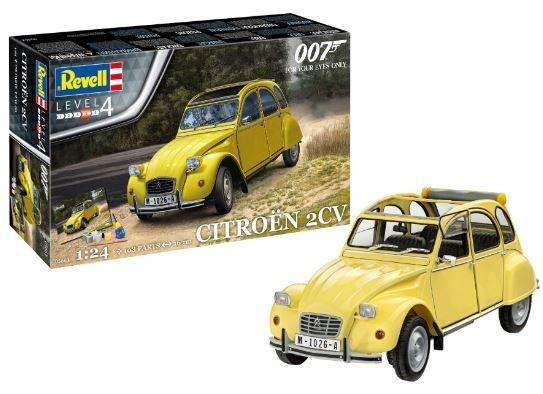 GIFT SET JAMES BOND "CITROEN 2 CV" 1/24 Scale REVELL 05663