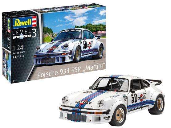 PORSCHE 934 RSR "MARTINI RACING" 1/24 Scale REVELL 07685