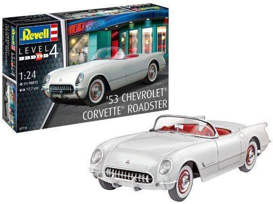 1953 CHEVROLET CORVETTE ROADSTER KIT 1/24 Scale REVELL 07718