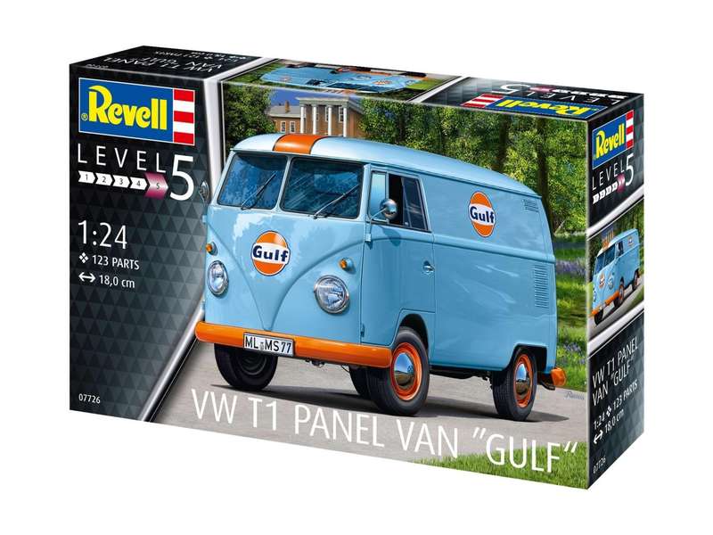 VW T1 Panel Van (Gulf Decoration) 1/24 Scale REVELL 07726
