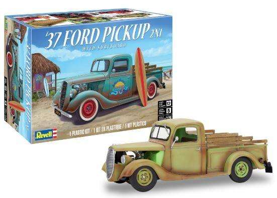 37 FORD Pickup with Surfboard 2N1 1/25 Scale REVELL 14516