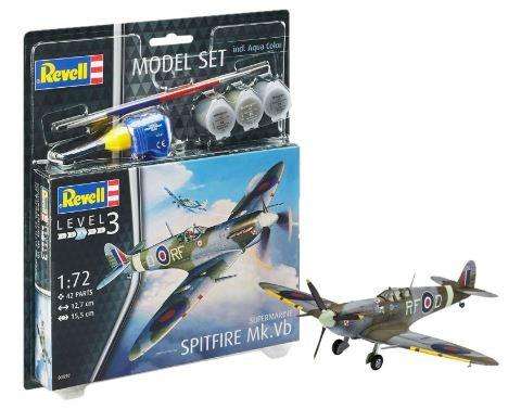 Model Set Supermarine Spitfire Mk>Vb 1/72 Scale REVELL 63897