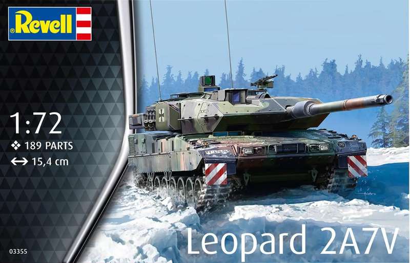 Leopard 2 A7V 1/72 Scale REVELL 03355
