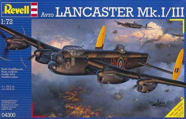 Avro Lancaster Mk. I/III 1/72 Scale REVELL 04300