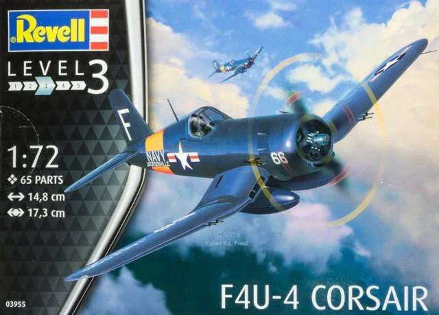 F4U-4 Corsair 1/72 Scale REVELL 03955