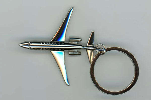 Embraer ERJ-135 Key Ring (Metal - Silver) (SA-12)