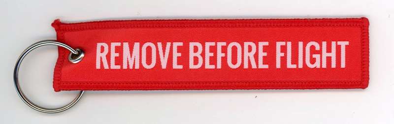 Remove Before Flight Key Rings (Printed) (SA-29)