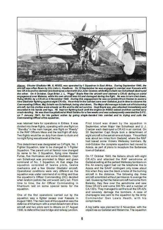 South African Air Force Fighter Squadrons Vol 1 East African Campaign 1940-42 (9781037078422)