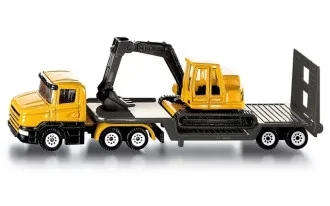 Low Loader with Excavator DT (Siku 1611)