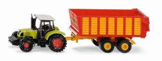 Claas 597 ATZ with Silage Trailer (Siku 1650)