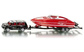 Toyota Landcruiser with Motorboat - 1/55 Scale (Siku 2543)