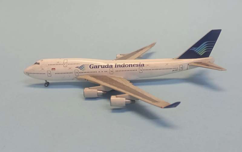 Boeing 747-400 Garuda Indonesia - 1/500 Scale (Star Jets)(SJGIA009)(PW1309)