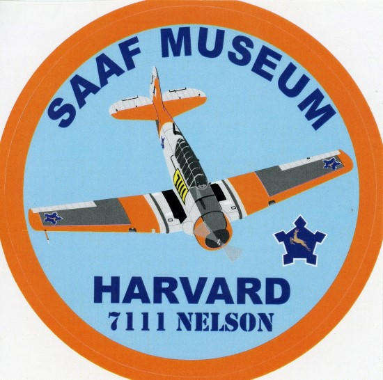 SAAF Museum Harvard "7111 Nelson" Sticker (SM12)