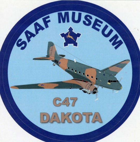 SAAF Museum C-47 Dakota Sticker (SM14)