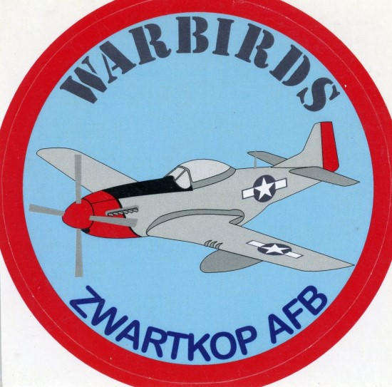 Warbirds Zwartkop AFB Sticker (SM5)