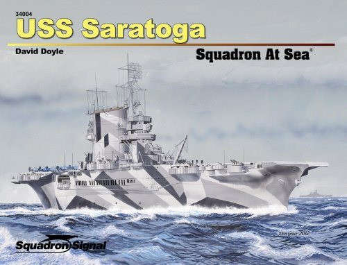 USS Saratoga at Sea (Squadron Signal 34004)