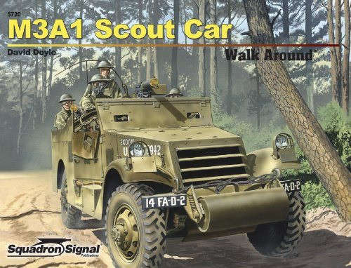 M3A1 Scout Car Walk Around (Squadron Signal 5720) books militaria
