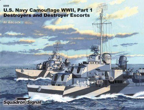 USN Ships Camouflage WWII (Squadron Signal 6099)