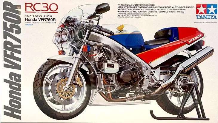 Honda VFR750R - 1/12 Scale (Tamiya)(TAM14057)(ON0125)