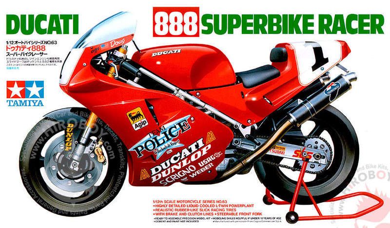 Ducati 888 Superbike - 1/12 Scale (Tamiya 14063)