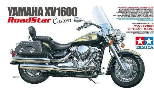 Yamaha XV1600 Road Star Custom - 1/12 Scale (Tamiya 14135)