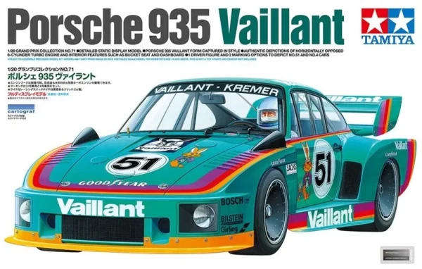 Porsche  935 Vaillant -1/20 Scale (Tamiya 20071)