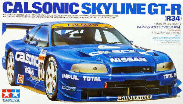 Calsonic Skyline GT-R (R34) - 1/24 Scale (Tamiya 24219)