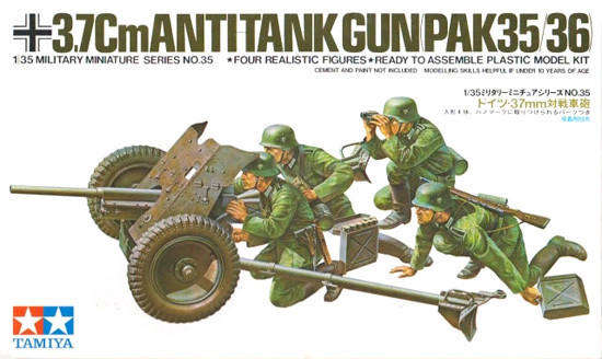 3.7 cm Anti-tank Gun PAK35/36 - 1/35 Scale (Tamiya 35035)