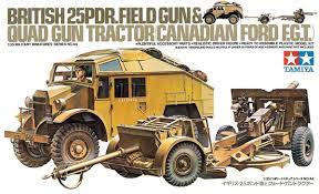 British 25pd & Quad Tractor - 1/35 Scale (Tamiya 35044)