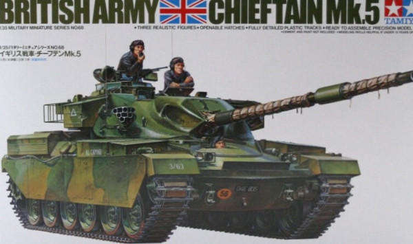 British Chieftain Mk.V Tank - 1/35 Scale (Tamiya 35068)