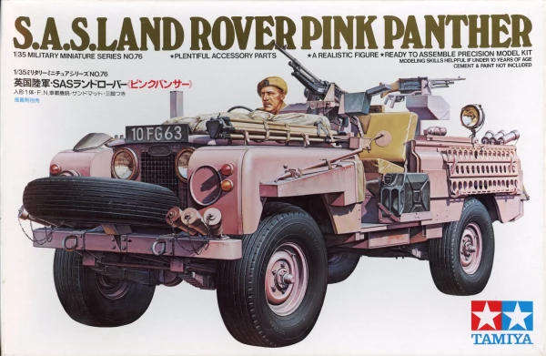 British SAS Land Rover Pink Panther - 1/35 Scale (Tamiya 35076)