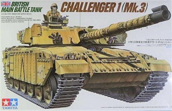 British Challenger 1 Mk.3 - 1/35 Scale (Tamiya 35154)