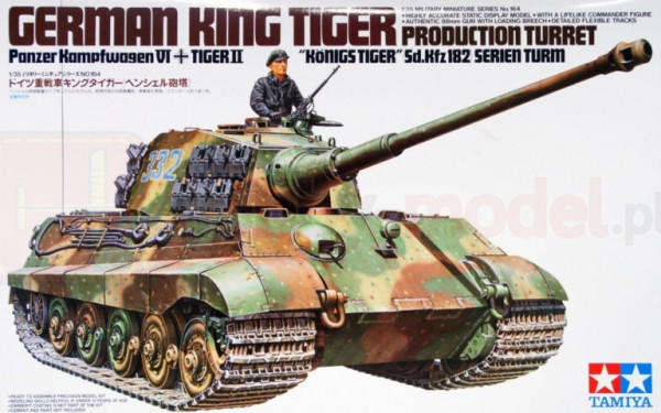 German King Tiger (Production Turret) - 1/35 Scale (Tamiya 35164)