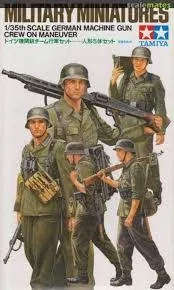 German Machine Gun Crew - 1/35 Scale (Tamiya 35184)
