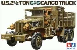 U.S 21/2 Ton 6X6 Cargo Truck - 1/35 Scale (Tamiya)(TAM35218)(ON0200)