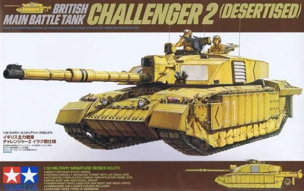 British Challenger II (Desert) - 1/35 Scale (Tamiya 35274)
