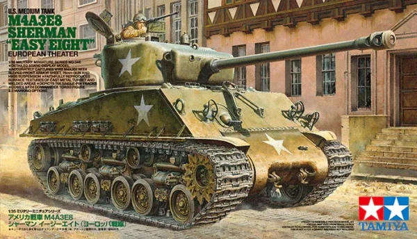 US Medium Tank M4A3E8 Sherman "Easy Eight" - 1/35 Scale (Tamiya 35346)