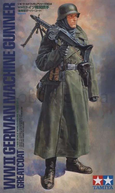 WWII German Machine Gunner - 1/16 Scale (Tamiya)(TAM36306)