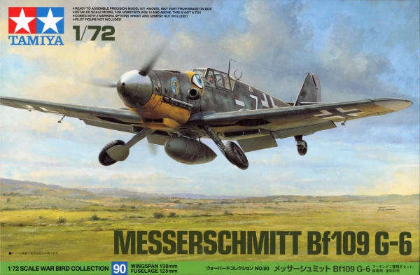 Messerschmitt Bf.109G-6 - 1/72 Scale (Tamiya 60790)