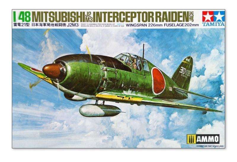 Mitsubishi J2M3 Interceptor Raiden Jack - 1/48 Scale (Tamiya 61018)