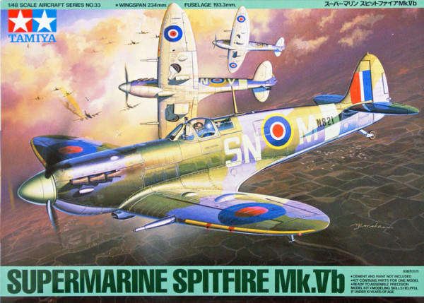 Spitfire Mk.Vb - 1/48 Scale (Tamiya 61033)