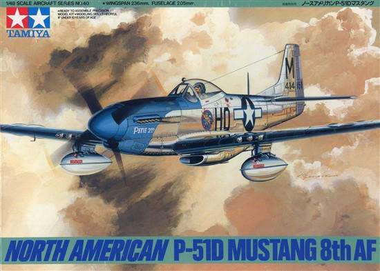 North American P-51D Mustang - 1/48 Scale (Tamiya 61040)