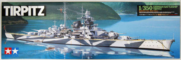 German Battleship Tirpitz - 1/350 Scale (Tamiya 78015)