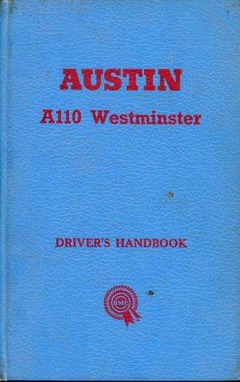 Austin A110 Westminster Driver's Handbook (TAS009506)