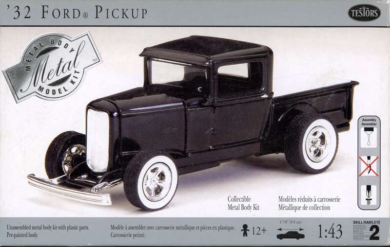 '32 Ford Pickup - 1/43 Scale (Testors)(TEST430025)(ON0110)