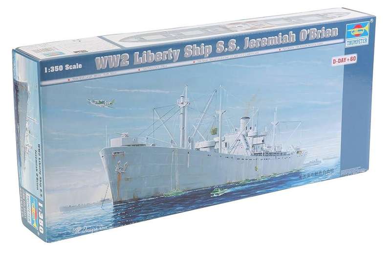 WW2 Liberty Ship S.S. Jeremiah O'Brien - 1/350 Scale (Trumpeter 05301)